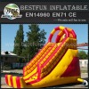 Inflatable bouncer castle slide
