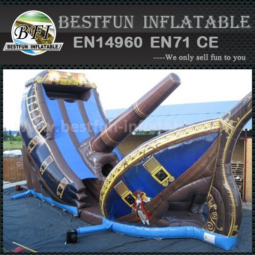 Inflatable mississipi boat slide