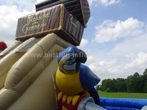 Inflatable skull classic slide