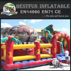 Jungle mania inflatable slide