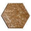 OEM 12mm Decorative Gloss Hexagon Artificial Marble Acrylic Sheet Kitchen Tiles