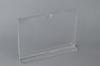 Table Top Acrylic Sign Holder Display Stand , Card Display Holder Sign Holder