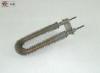 Electrolysis oven Fin immersion heating element For Gas , Flanged Heater