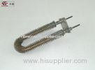 Electrolysis oven Fin immersion heating element For Gas , Flanged Heater