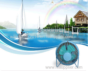 4/6 Inch USB Mini Fan with Different Colors