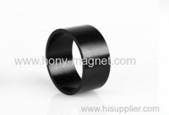 Hot sell strong cylinder bonded magnet ring with epoxy coating