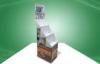 Recycled Three-tray POS Cardboard Displays , Plush Toys Floor Display Stand