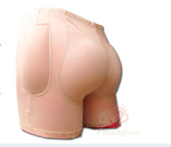 Silicone buttock pants for crossdresser with 4pcs silicone inserts to push up hip very sexy