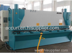 CNC steel sheet guillotine shearing machine