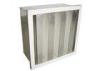 Mini Pleated 5V Bank HEPA Air Filter With One Side Flange H14