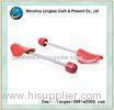 Red Plastic Shoe Stretcher With Spring Adjustable To Cover Wide Range Shoe Size