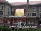 Iron 10mm Outdoor Digital Advertising Screens , Full Color Led Display