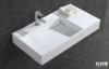 contemporary wash hand Stone Resin solid surface sinks for Bathroom furniture