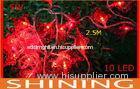 4.5 Volt Red LED Battery Light , 2.5m - 10m Fairy String Light