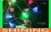 Battery Operated LED String Lights Bell Shape For Roof Decoration