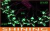 Energy Saving Battery Operated LED String Lights 10pcs Green Lamps