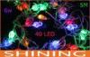 ROHS Low Power 5m Outdoor LED String Light Spider Shape For Holiday