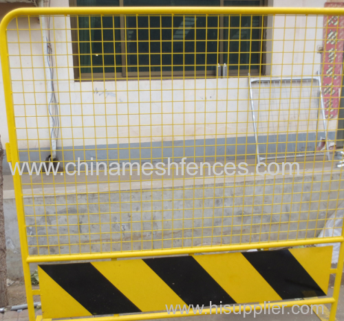 1.8x1.8m bright color portable road safety barrier factory