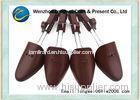 Brown Gentlemen Customized Adjustable Shoe Tree With Offset Printing
