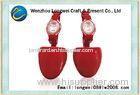 Red Customized Logo Printed Adjustable Two Way Shoe Stretcher For Ladies & Men