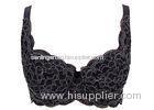 75D Exquisit Lace Overlay Full Figured Bras With Contrast Color