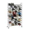 Durable Wire Floor Shoe Display Racks Hotel Furniture , 10 Layer