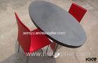 Scratch Resist Solid Surface Table Artificial Marble Coffee Table Cafeteria Table