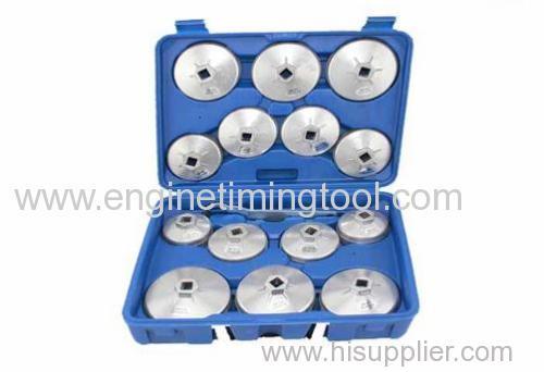 15 piece cap oil filter wrench kit