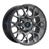 Black machine face 15 16 inch SUV car wheel