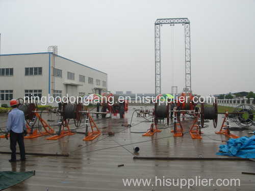 400 KV Overhead Transmission Line Stringing Equipments With American Cummins Engine Puller