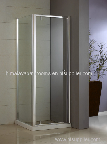 Corner Swing Shower Door & Shower Enclosure + Side Panel