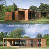 Steel Frame, wood outlook, Non-Shrinking Prefab Container Villa With 8 Modules