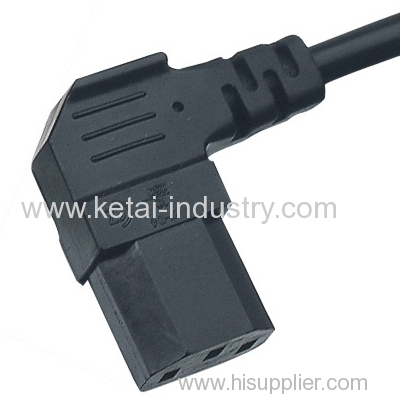 90 Degree C13 Appliance Connector