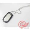 make fashion and popular blank aluminum dog tag with silicon cover metal dog tag with ball chain