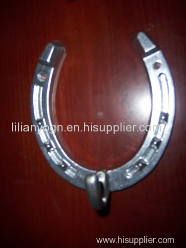 horseshoe with hook for hanging