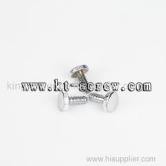 machine screw of hand tighten screw with shing head for water faucet