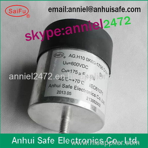 Cylinder type Low Voltage General metallized film DC link Capacitors