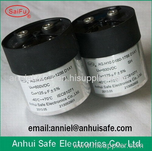 GH Cylinder type Low Voltage General metallized film DC link Capacitors factory