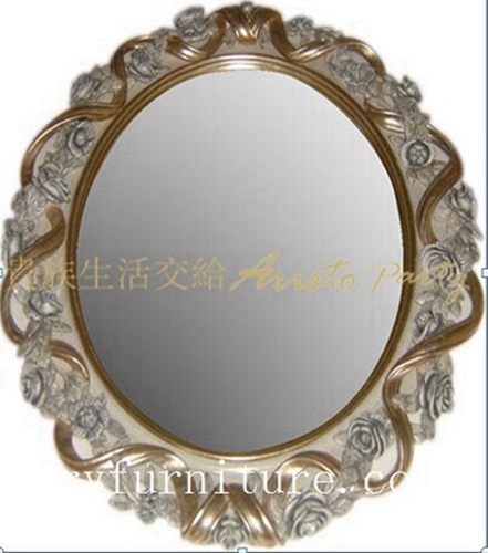 Dressing mirror classical mirror antique mirror wooden frame mirror