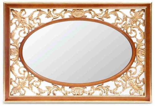 Mirror wooden frame mirror dressing mirror decoration mirror console mirror