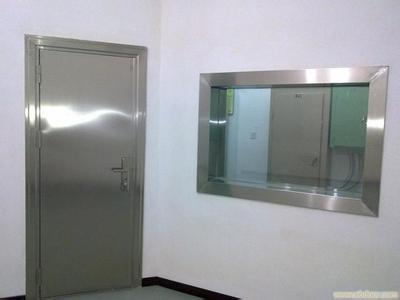 Lead glass windows for x-ray department or CT rooms