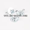 Lathe nut of flange butterfly nut