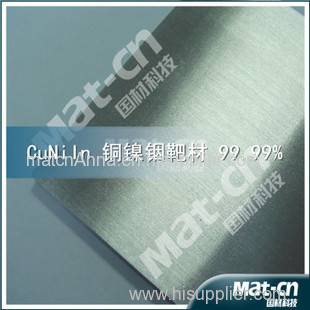 CuNiIn target-Copper-nickel indium target-sputtering target(Mat-cn)