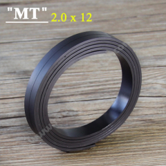 plain 12x2 mm Magnetic tape size plain Magnetic strip tape UV coated Thin magnetic tape