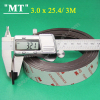 3M 25x3.2 mm Magnetic lable tape 3M Magnetic striping rolled Self adhesive magnetic tape