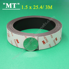 3M 25.4x1.5 mm Magnetic tape cost 3M 25.4x1.5 Back magnetic tape sticky Magnetic board strip