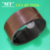tesa 40x2.2 mm Adhesive magnetic tape roll tesa Magnetic strip label sticky Self adhesive magnetic dot