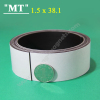 634 38.1x1.5mm Adhesive magnetic tape 634 White magnetic strip rolled Flexible magnetic strip