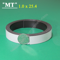 634 25.4x1.1mm Roll of magnetic strip 634 Magnetic rubber strip sticky Magnetic strip