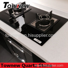 Scratch-resistance modern design high quality quartz kitchen top